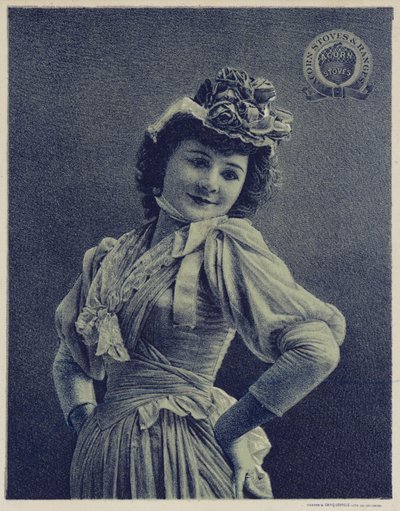 Elegant dame av American School