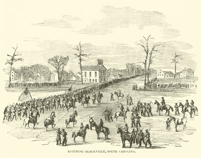 Inn i Blackville, South Carolina, januar 1865 av American School