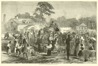 Exodus of Confederates fra Atlanta, september 1864 av American School