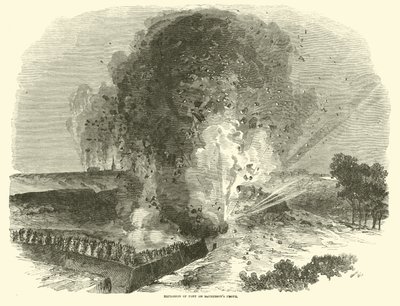 Eksplosjon av fort på McPhersons front, juni 1863 av American School