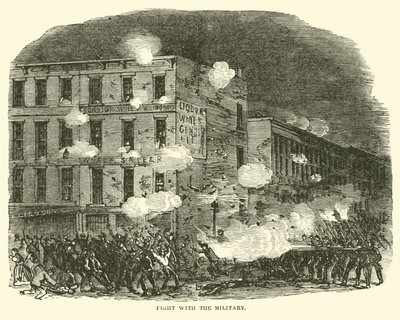 Kjemp med militæret, juli 1863 av American School