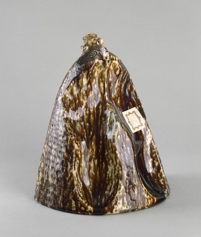 Fotvarmer, ca. 1847-1858 (rockingham-glasert lertøy) av American School