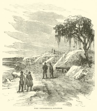 Fort Thunderbolt, Savannah, desember 1864 av American School