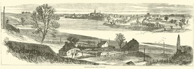 Fredericksburg, fra Falmouth, november 1862 av American School