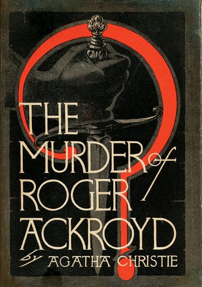 Forsiden av «Mordet på Roger Ackroyd» av Agatha Christie av American School