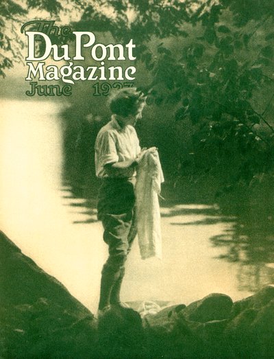 Forside av DuPont Magazine, juni 1923 av American School