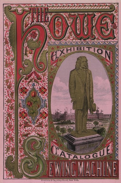 Forside av Howe Sewing Machine Exhibition Catalogue, 1876 av American School
