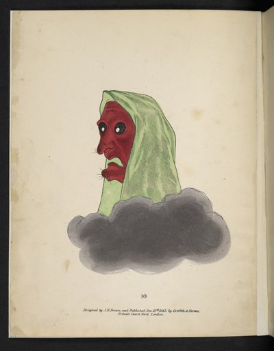 Frontispice, A red faced spectre, fra 