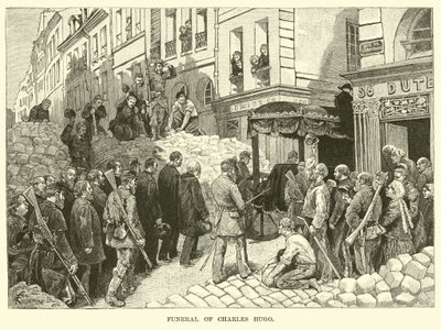 Begravelse av Charles Hugo av American School