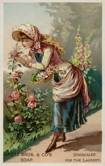 GIrl Smelling The Roses av American School