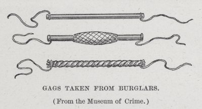 Gags hentet fra innbruddstyver (litho) av American School