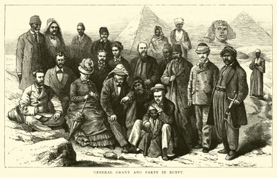 General Grant og parti i Egypt av American School