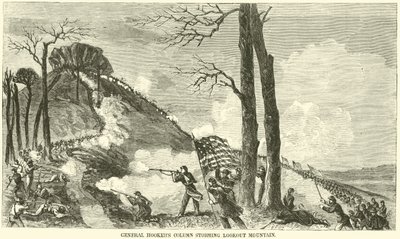 General Hookers kolonne stormer Lookout Mountain, november 1863 av American School