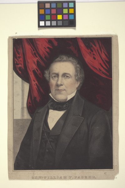 Genl. William F. Packer (håndfarget litografi) av American School