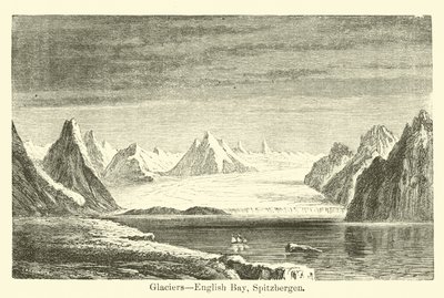 Isbreer, English Bay, Spitzbergen av American School