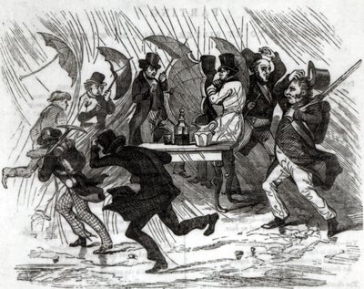 Går rundt hornet, 1849 av American School