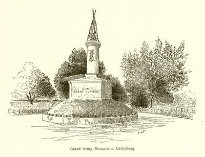 Grand Army Monument, Gettysburg av American School
