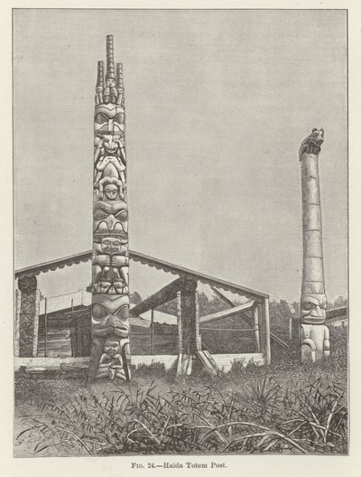 Haida Totem Post av American School