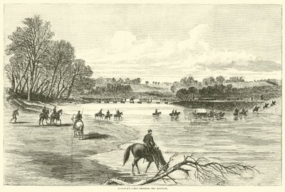 Hancocks korps krysser Rapidan, mai 1864 av American School