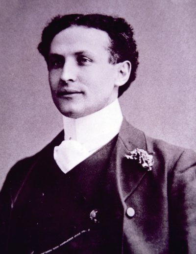 Harry Houdini (s/hvitt bilde) av American School