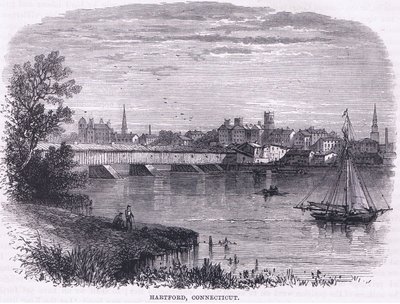 Hartford, Connecticut (1664), illustrasjon fra Cassell