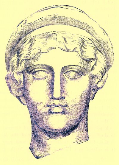 Hebe, illustrasjon fra History of Greece av Victor Duruy, utgitt 1890 (digitalt forbedret bilde) av American School
