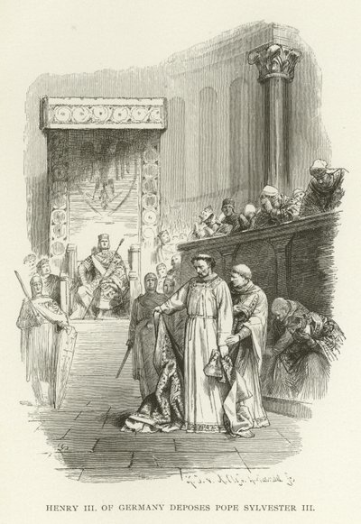 Henrik III av Tyskland avsetter pave Sylvester III av American School