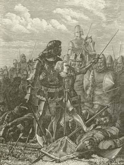 Henry V i slaget ved Agincourt av American School