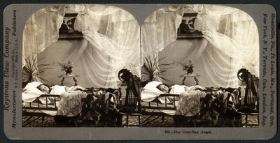Hennes skytsengel, ca. 1899 (stereograf) av American School