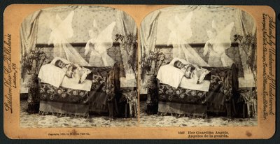 Hennes skytsengler, 1893 (stereograf) av American School