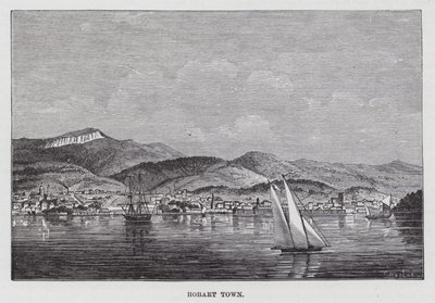 Hobart Town (gravering) av American School