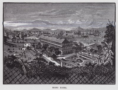 Hong Kong (gravering) av American School