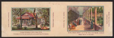 Hotel Trade Card (farget gravering) av American School