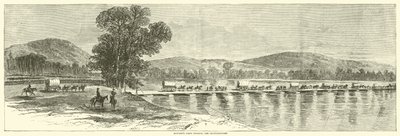 Howards korps krysser Chattahoochee, juli 1864 av American School