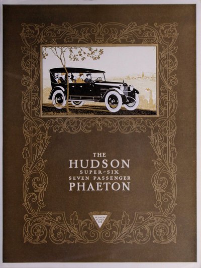 Hudson Super-Six Seven Passenger Phaeton, 1923 av American School
