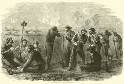 I skyttergravene før Petersburg, august 1864 av American School