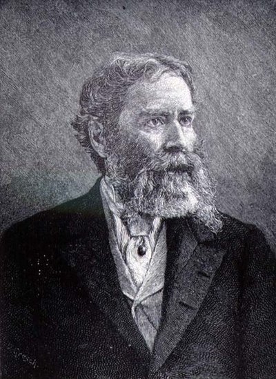 James Russell Lowell (1819-1891) (gravering) av American School