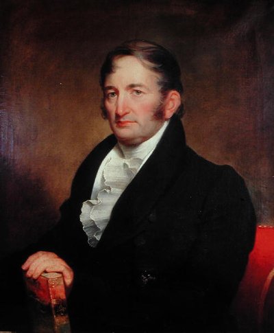 John Nice (1739-1806) (olje på lerret) av American School