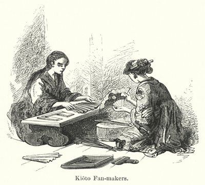 Kioto Fan-makers (gravering) av American School