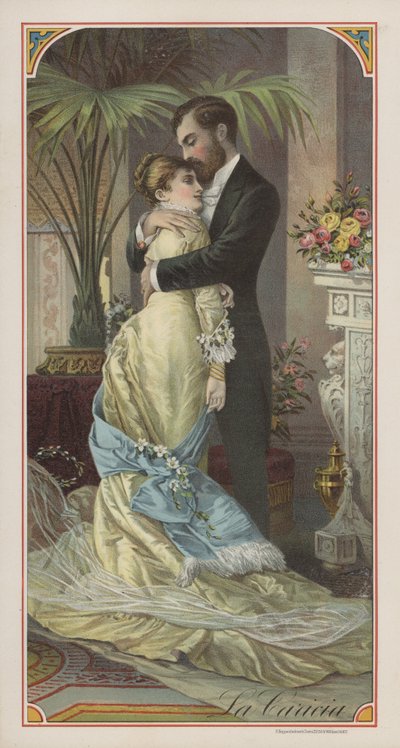 La caricia (farge litho) av American School
