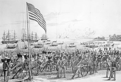 Landing av troppene ved Vera Cruz, Mexico, 9. mars 1847, fra 