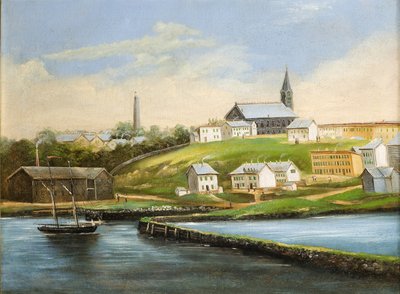 Landskapet til Bunker Hill, etter 1862 av American School