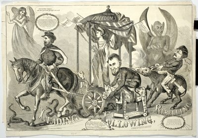 Leading, Following, Rebelling, 1864 av American School
