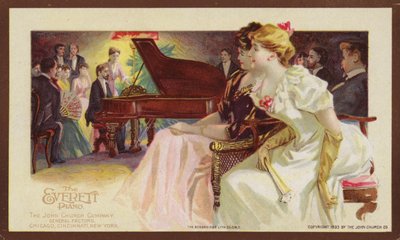Lytter til en pianorecital av American School