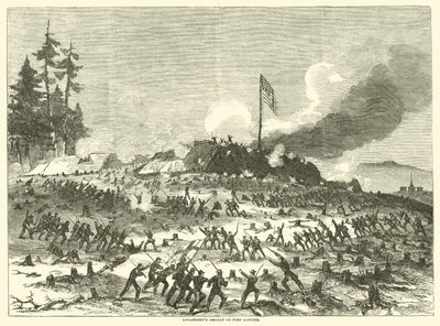 Longstreets angrep på Fort Sanders, november 1863 av American School