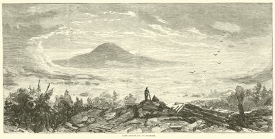 Lost Mountain ved soloppgang, juni 1864 av American School