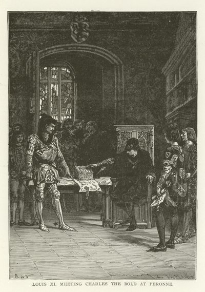Louis XI møter Karl den dristige ved Peronne av American School