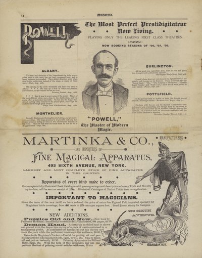 Magiske annonser (litho) av American School