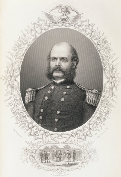 Generalmajor Ambrose Everett Burnside, fra 