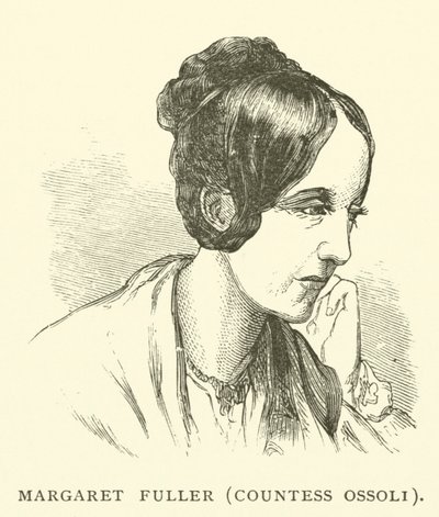 Margaret Fuller, grevinne Ossoli , amerikansk journalist og kvinnerettighetsforkjemper (gravering) av American School